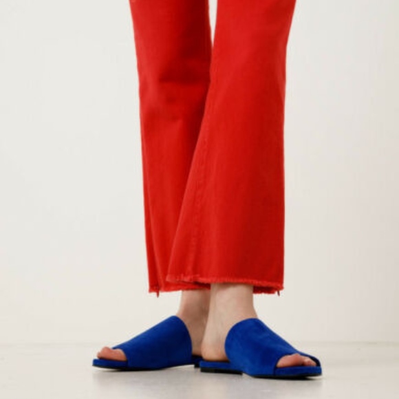 🆕 Robert Clergerie Women's Flats Sandals Blue 5
